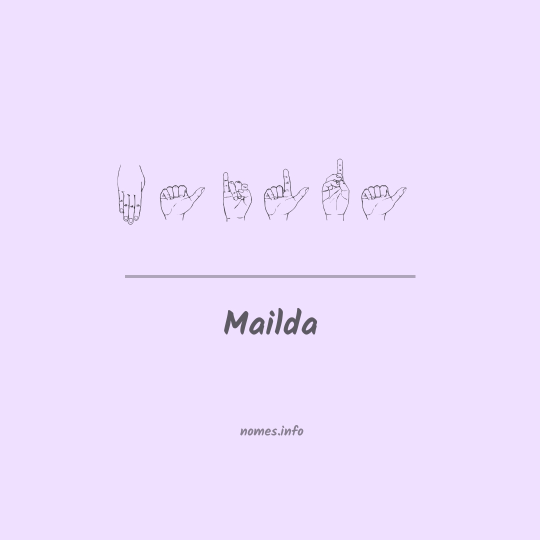 Mailda em Libras