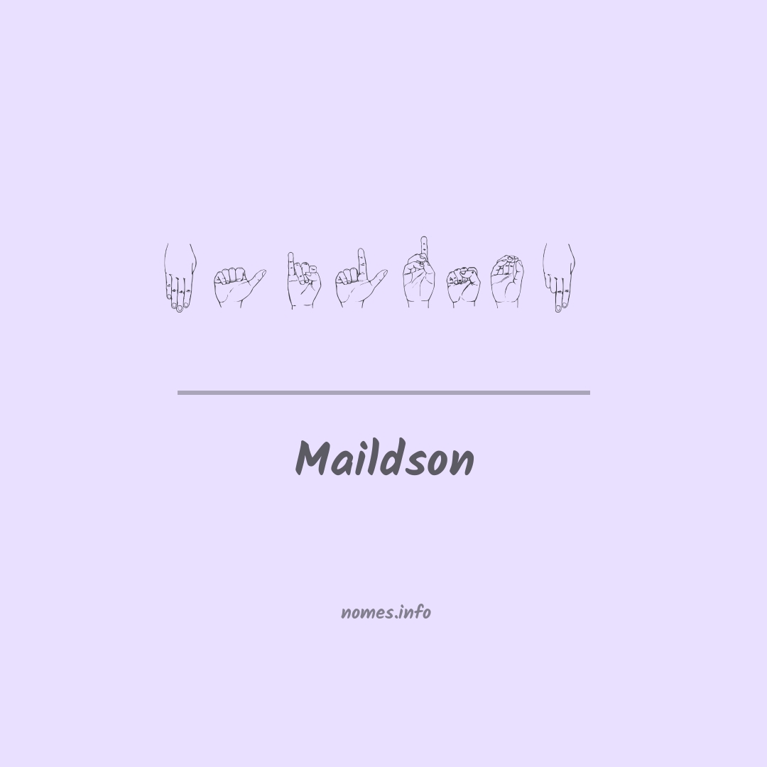 Maildson em Libras