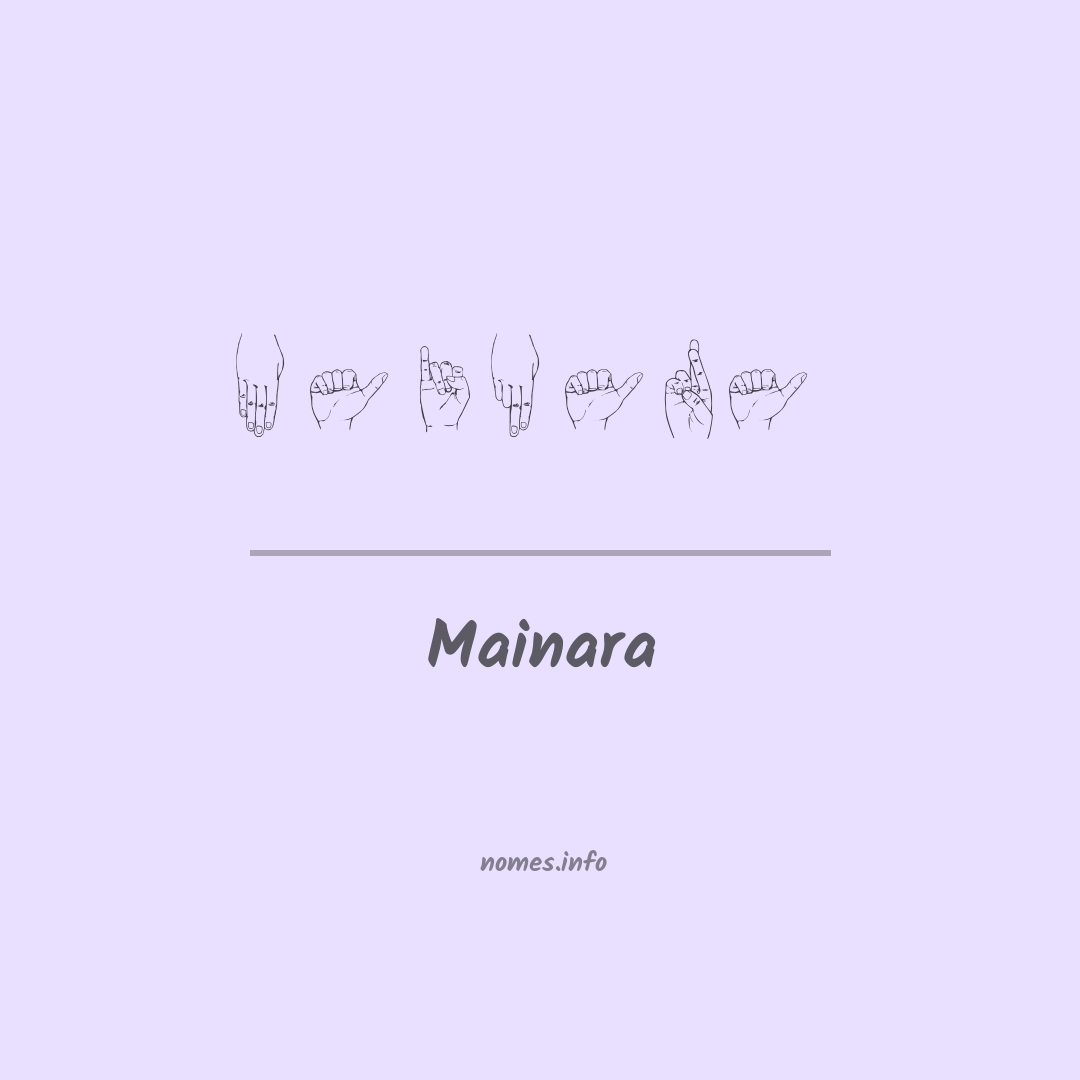 Mainara em Libras