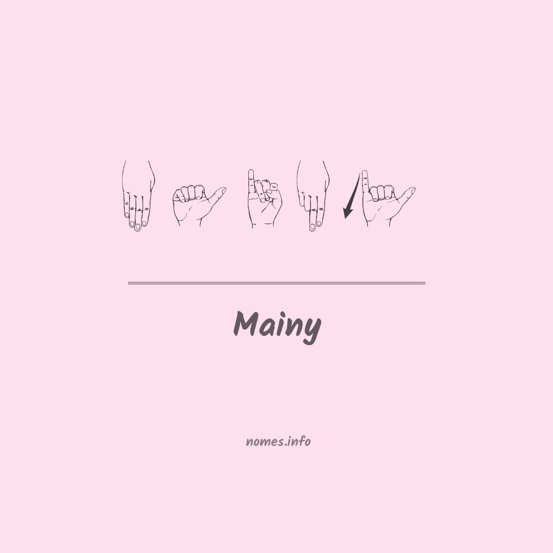 Mainy em Libras