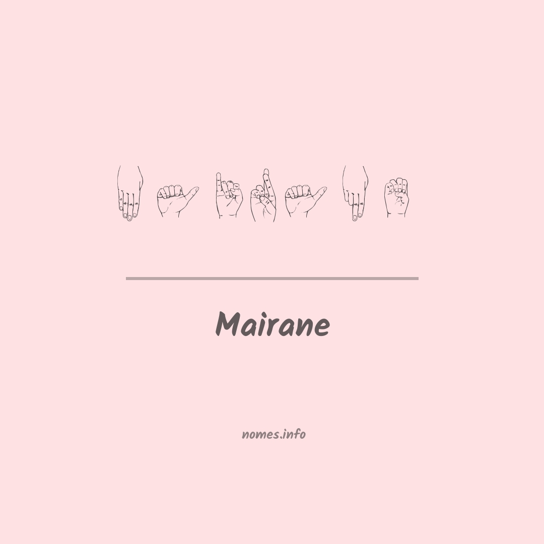 Mairane em Libras