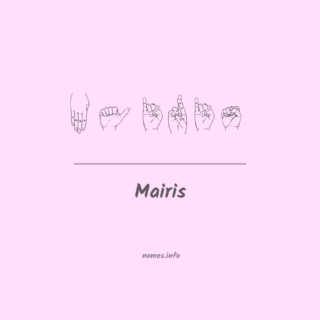 Mairis em Libras