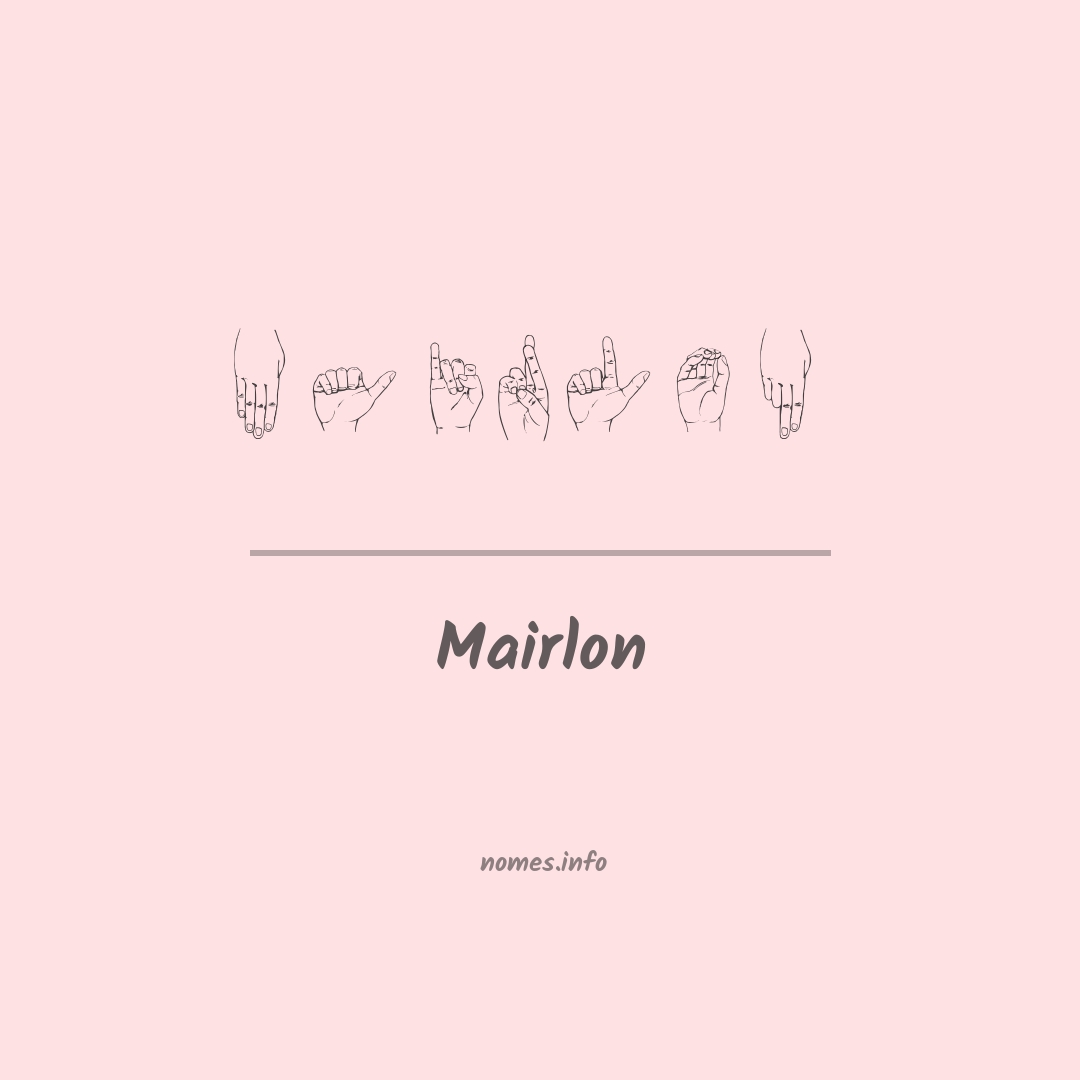 Mairlon em Libras
