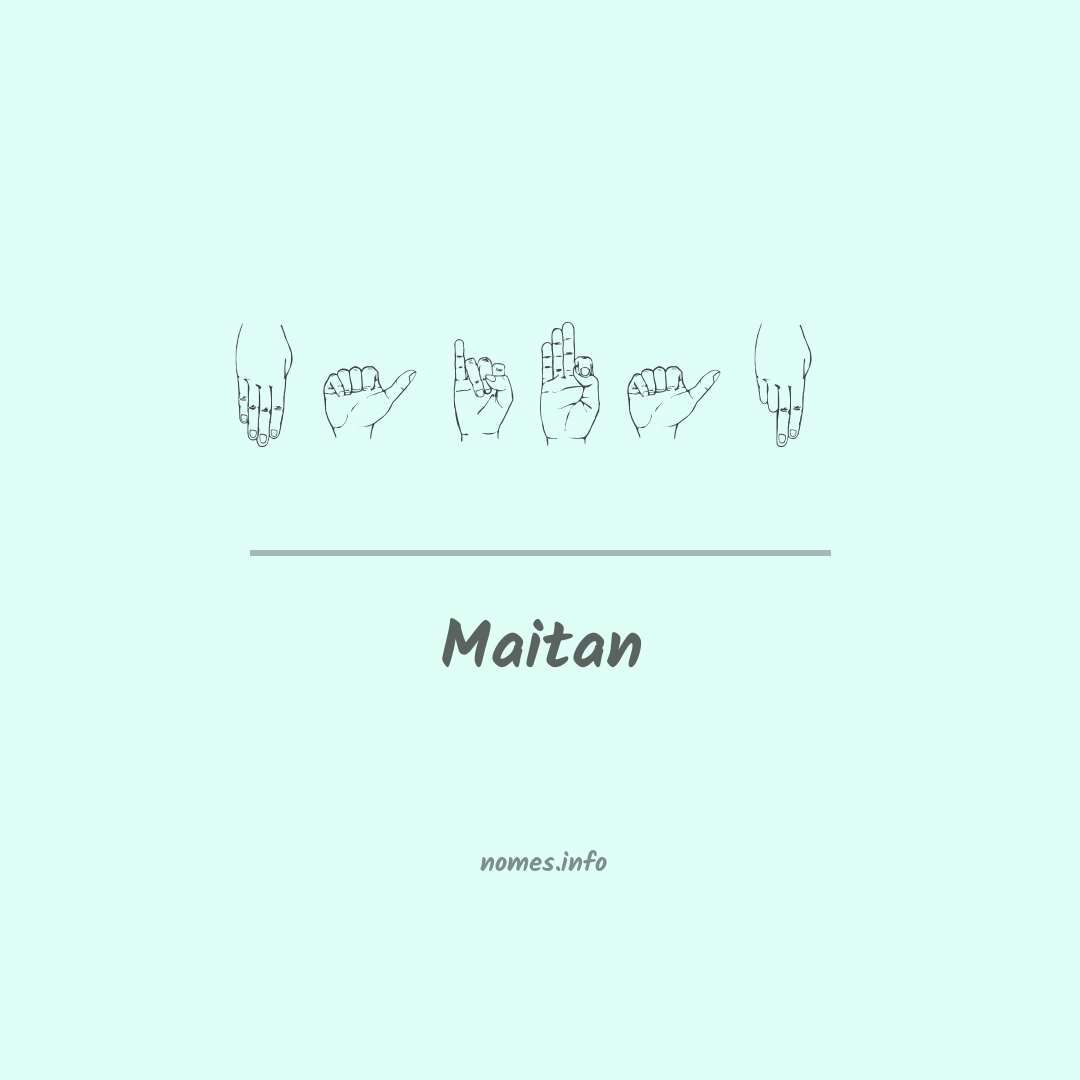 Maitan em Libras