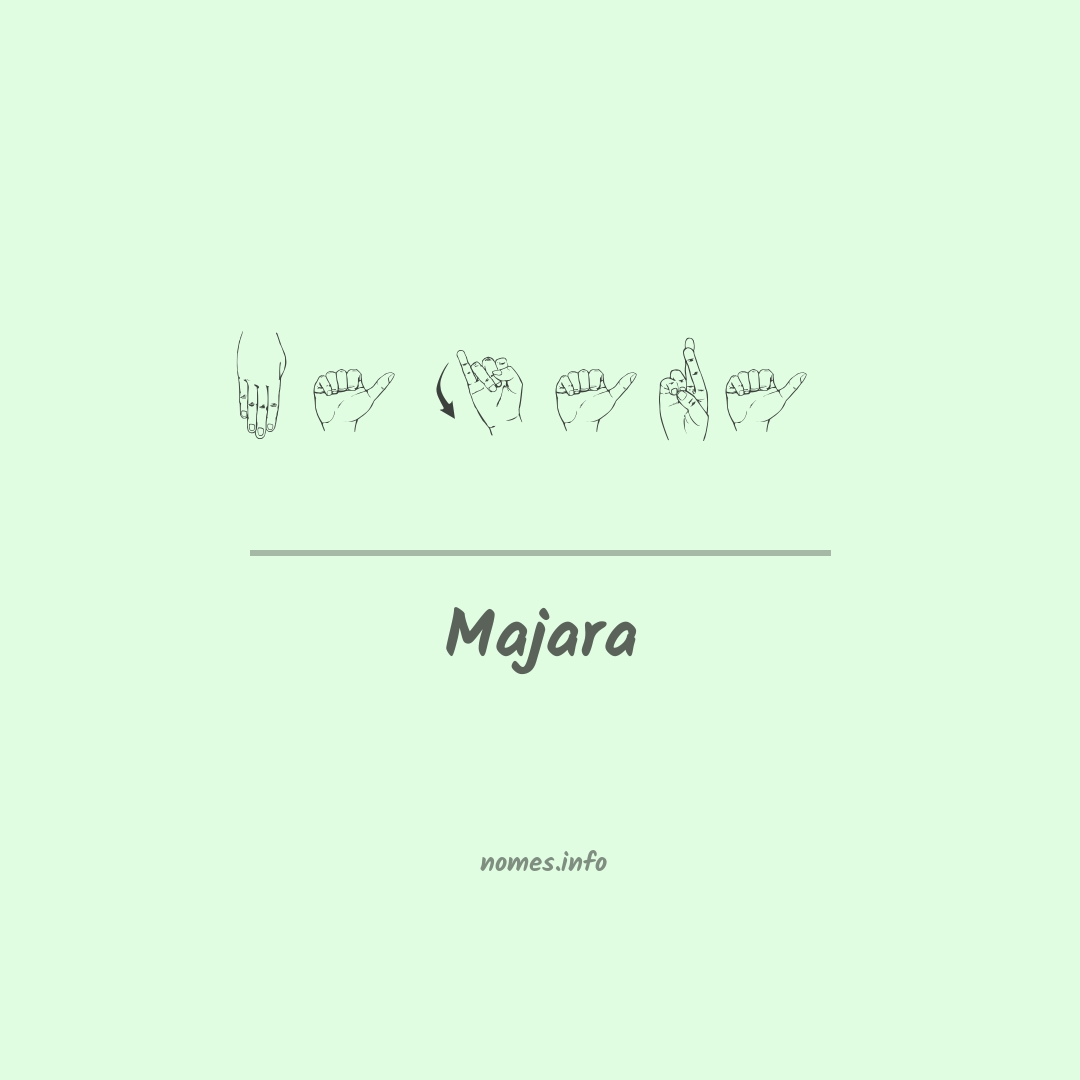 Majara em Libras