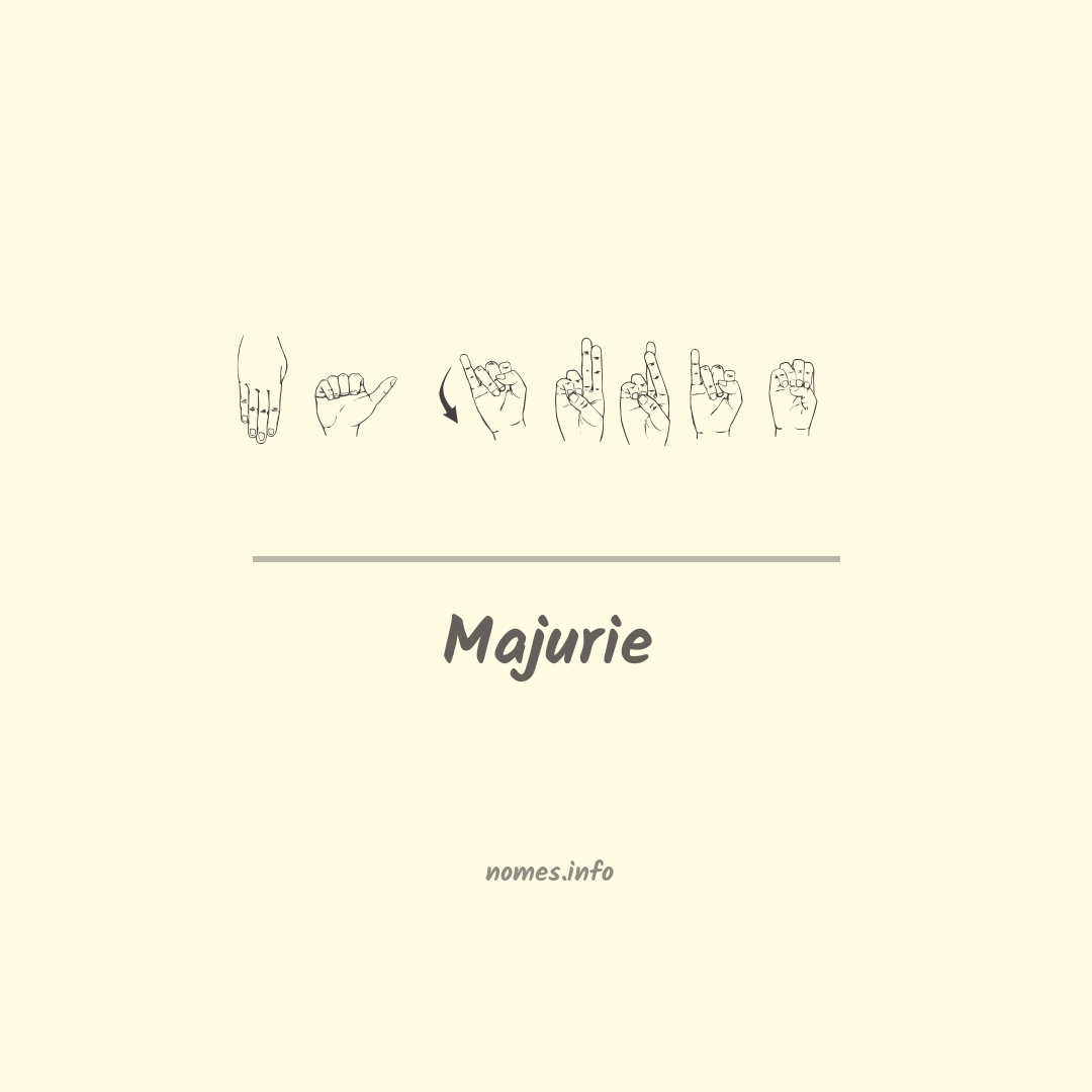 Majurie em Libras