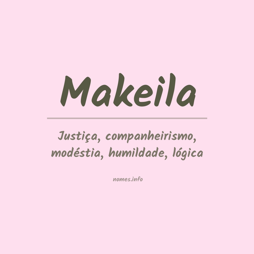 Significado do nome Makeila