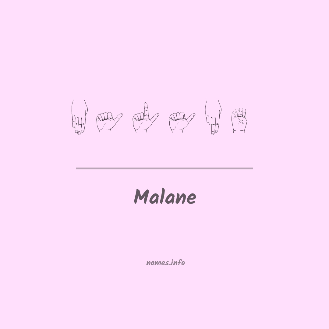 Malane em Libras Malane em Libras