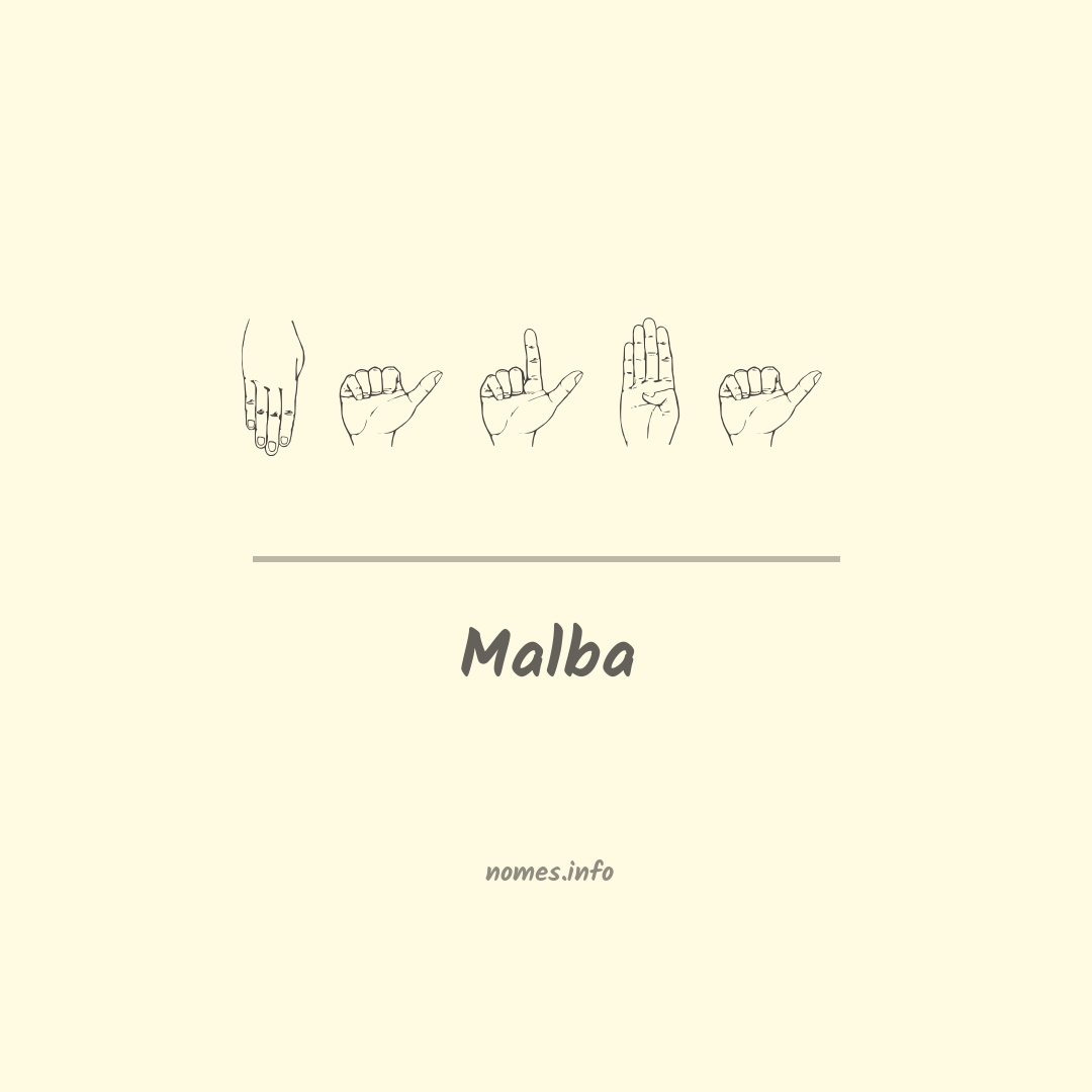 Malba em Libras