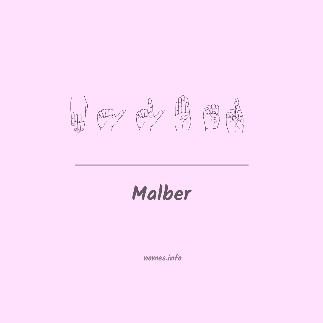 Malber em Libras