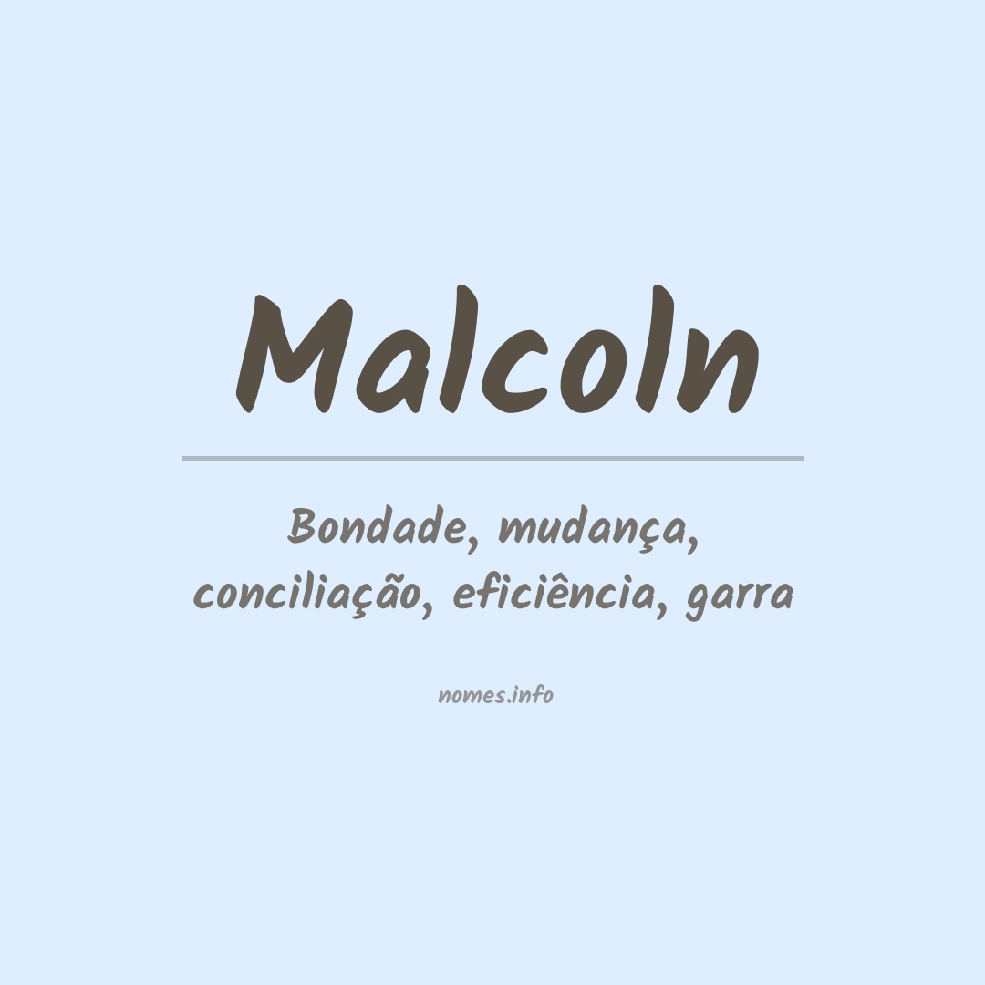 Significado do nome Malcoln