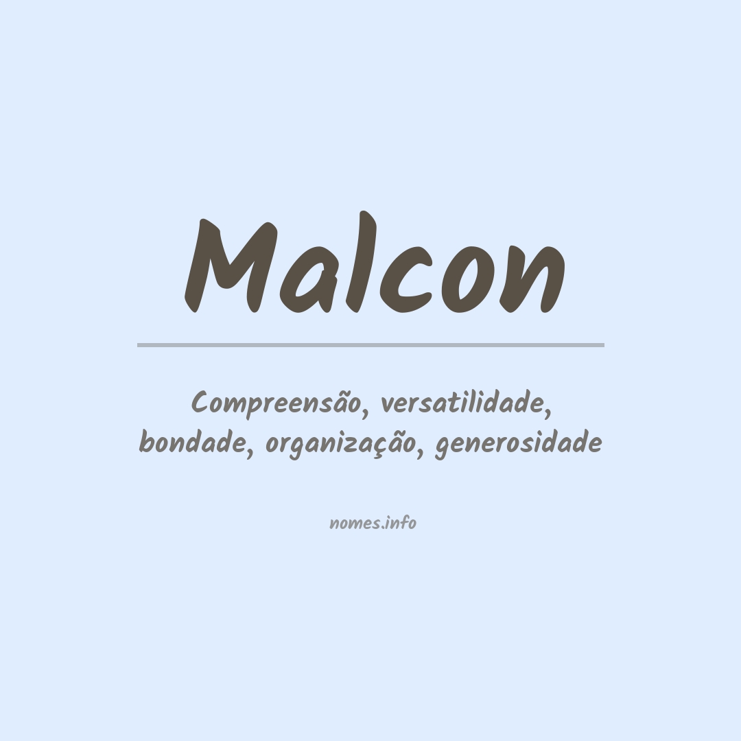 Significado do nome Malcon