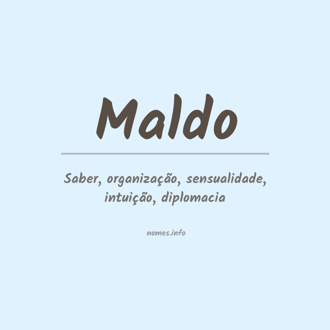 Significado do nome Maldo