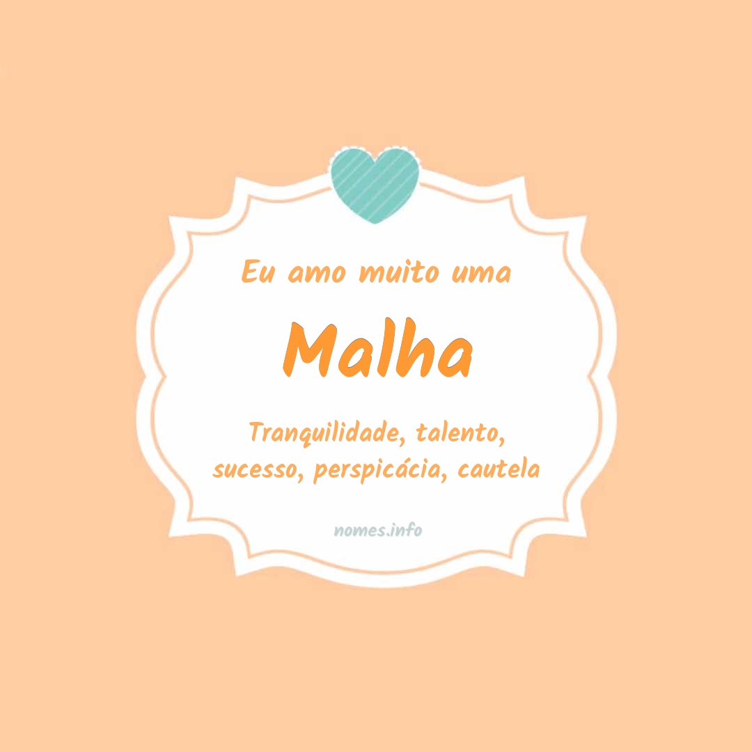 Eu amo muito Malha