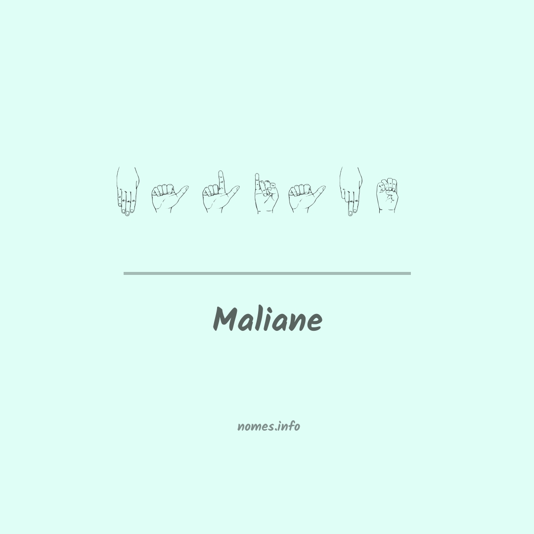 Maliane em Libras