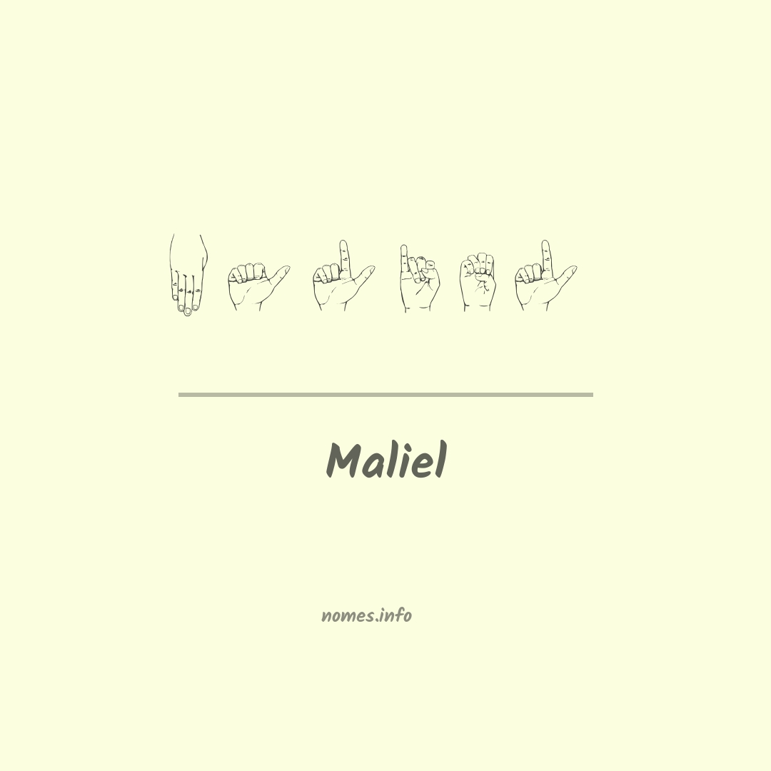 Maliel em Libras