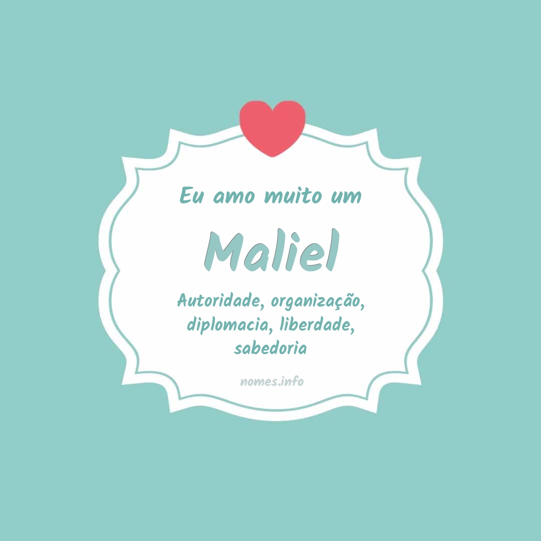 Eu amo muito Maliel