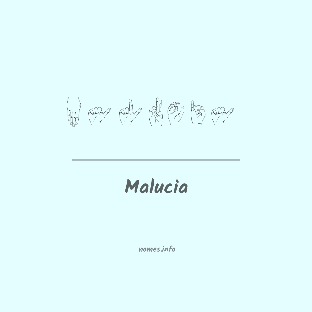Malucia em Libras