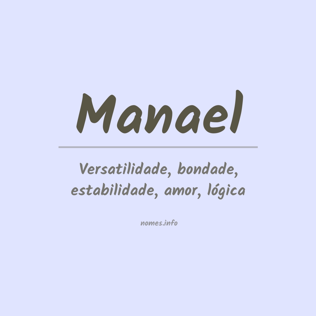Significado do nome Manael