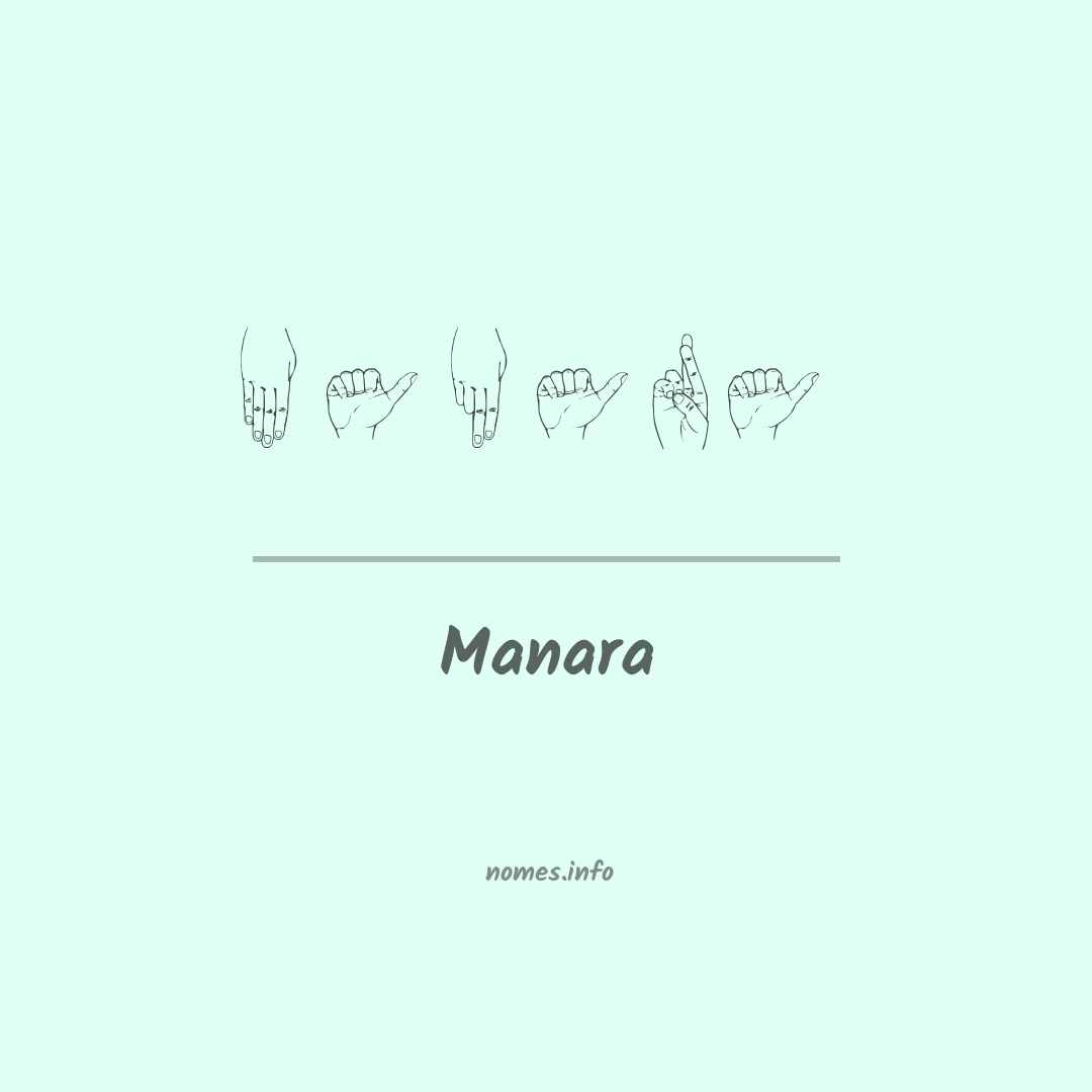 Manara em Libras
