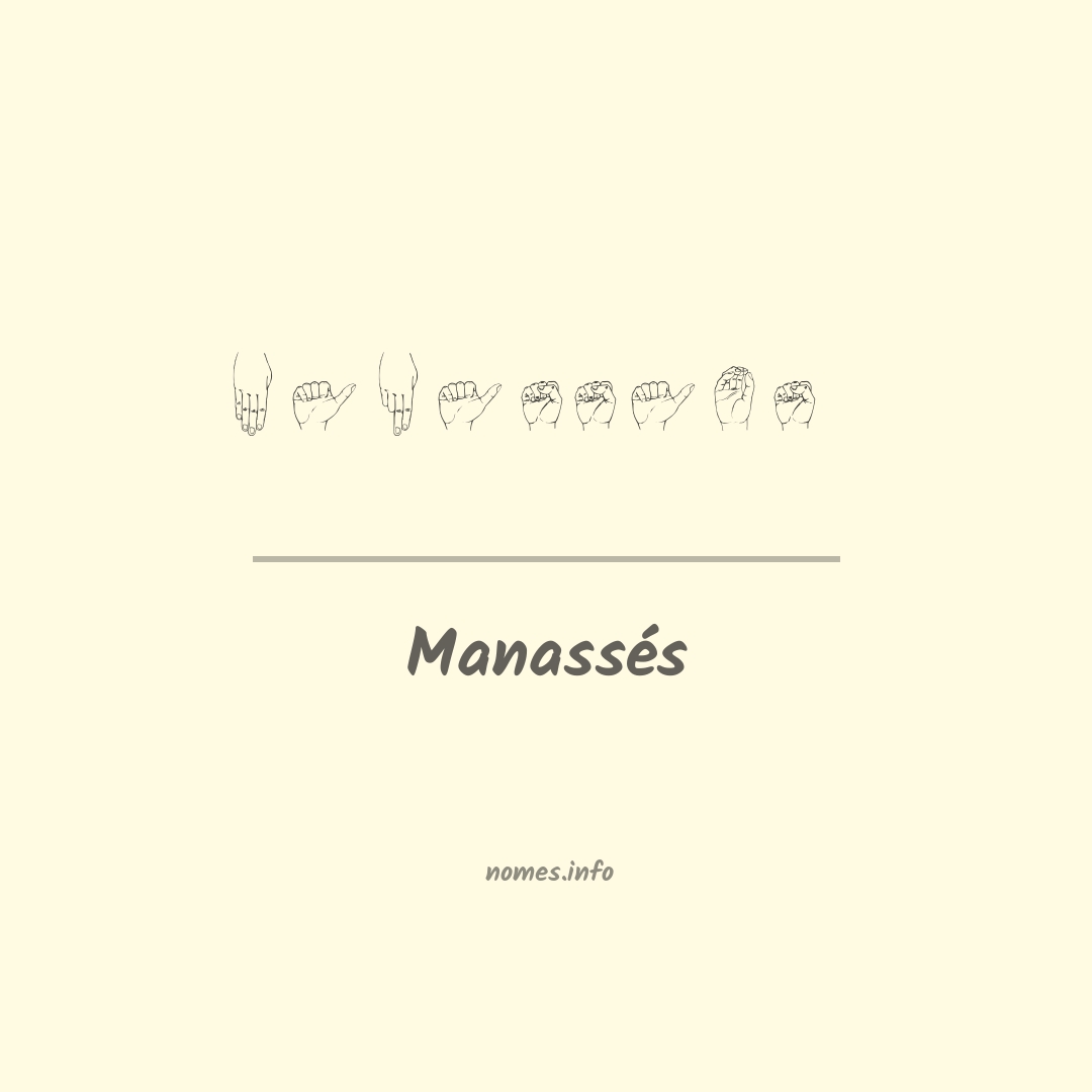 Manassés em Libras