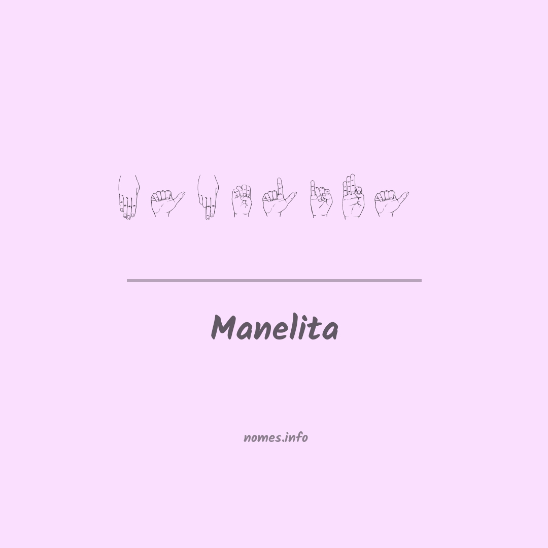 Manelita em Libras