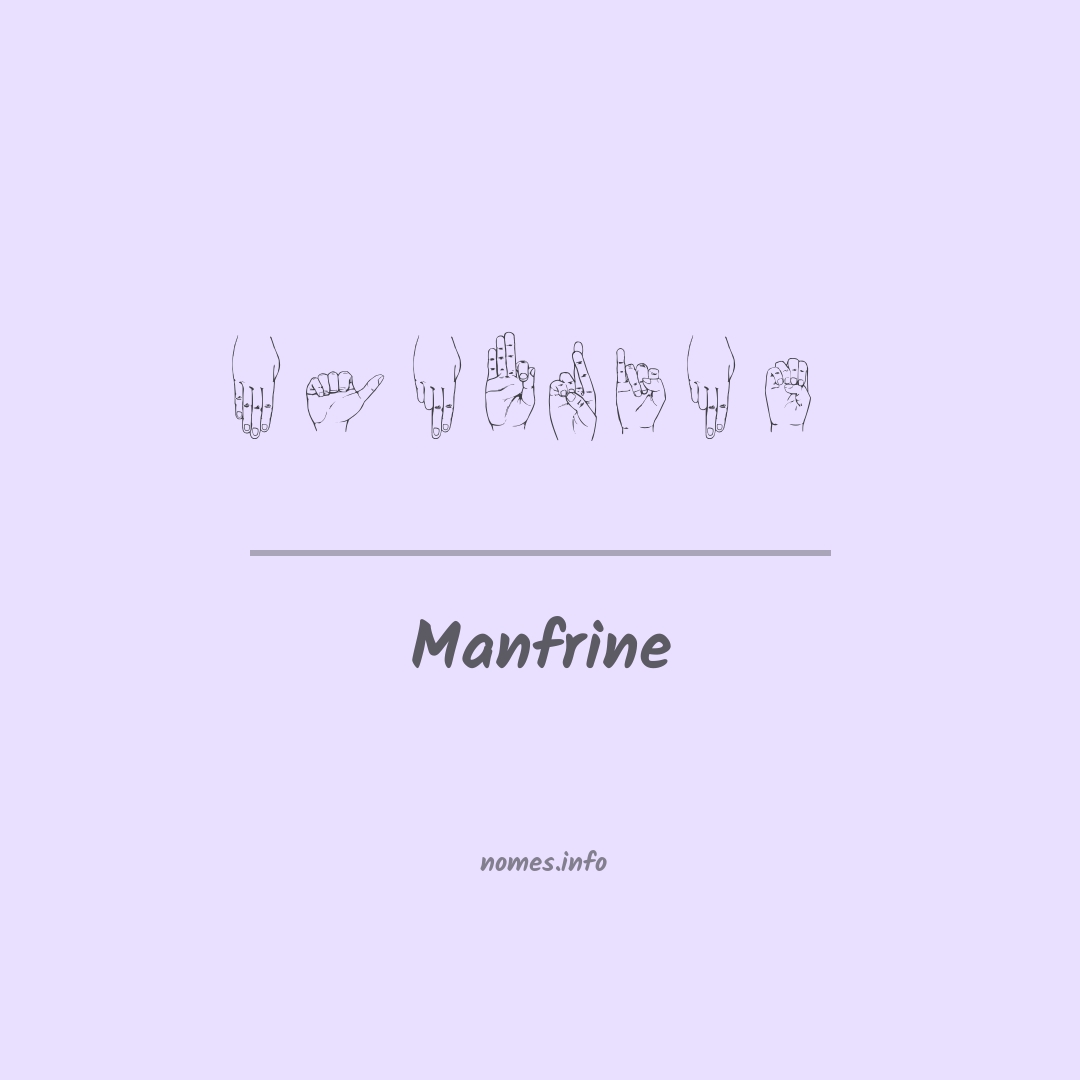 Manfrine em Libras Manfrine em Libras