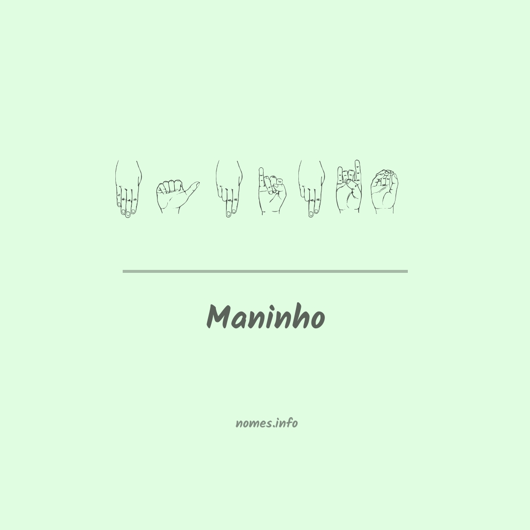 Maninho em Libras