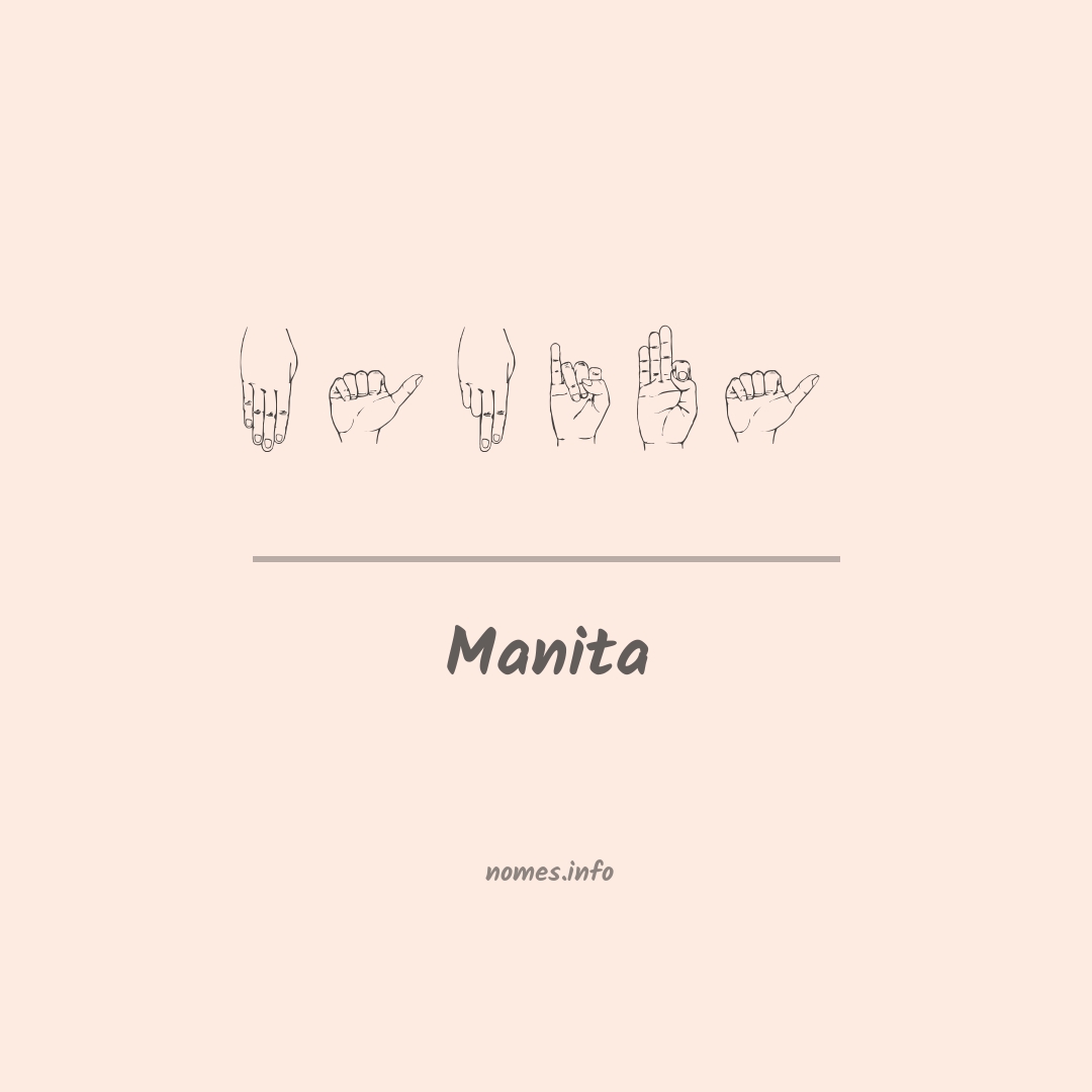 Manita em Libras