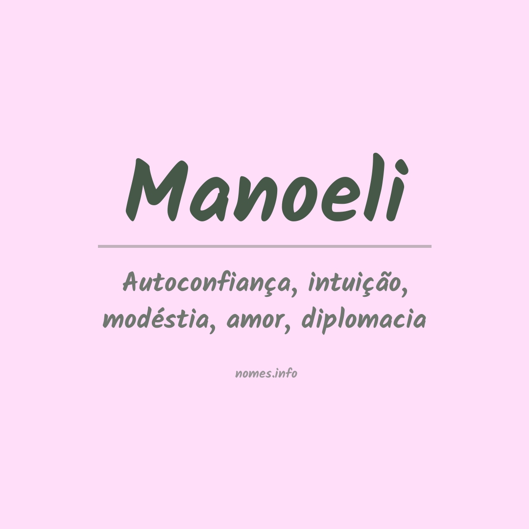 Significado do nome Manoeli