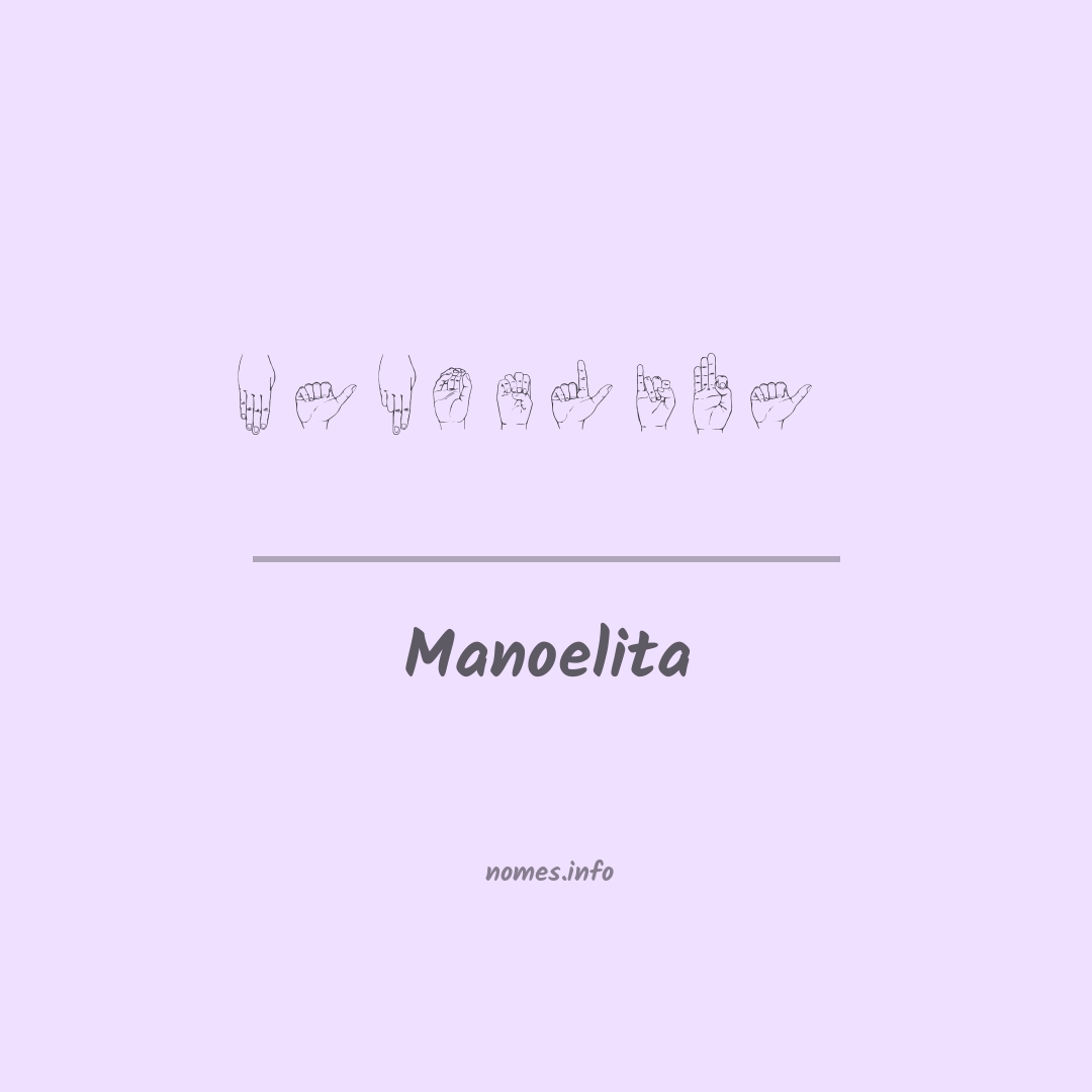 Manoelita em Libras