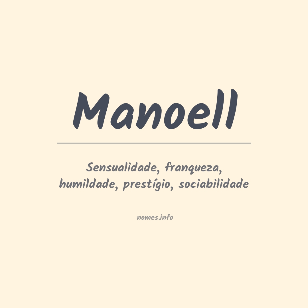 Significado do nome Manoell