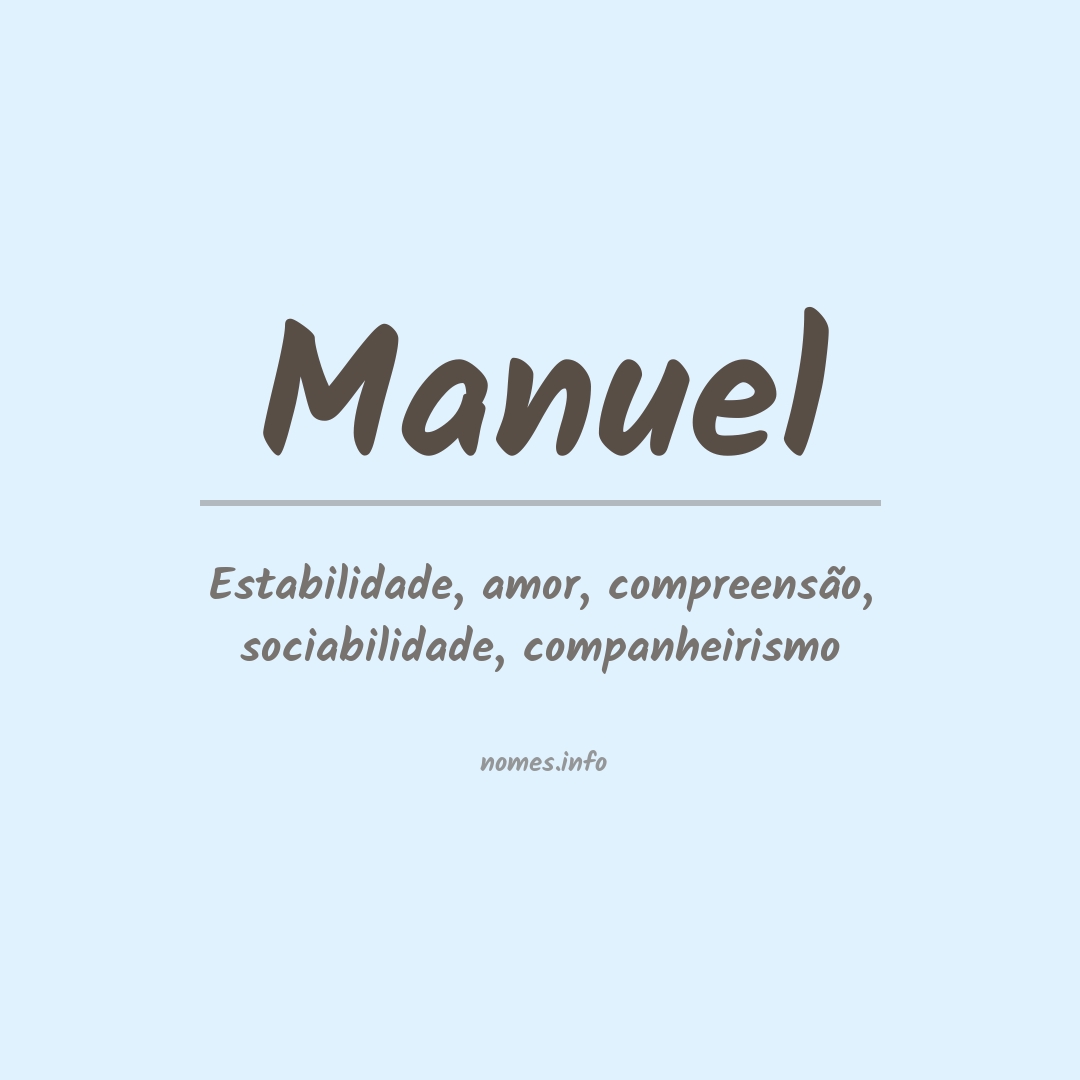 Significado do nome Manuel