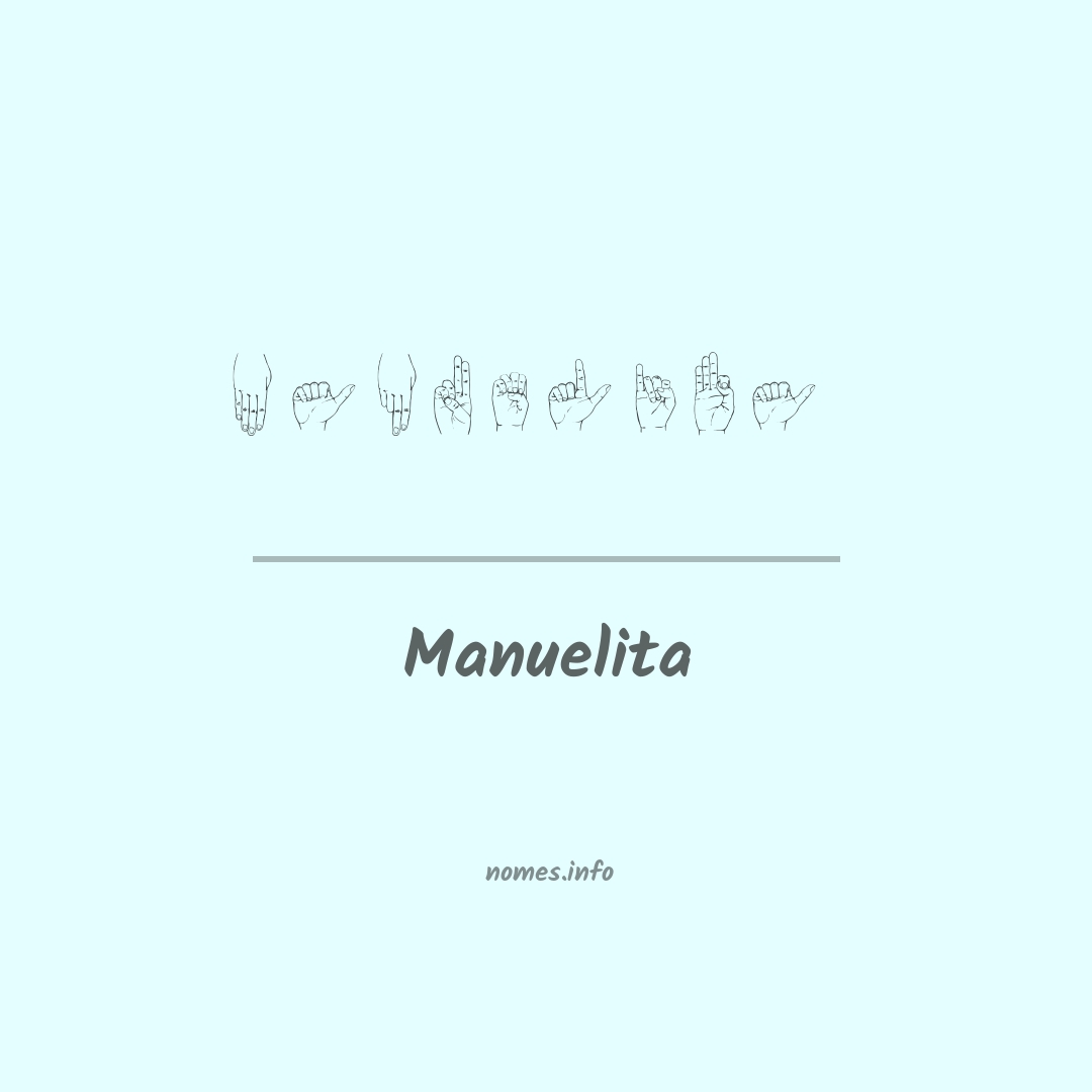 Manuelita em Libras