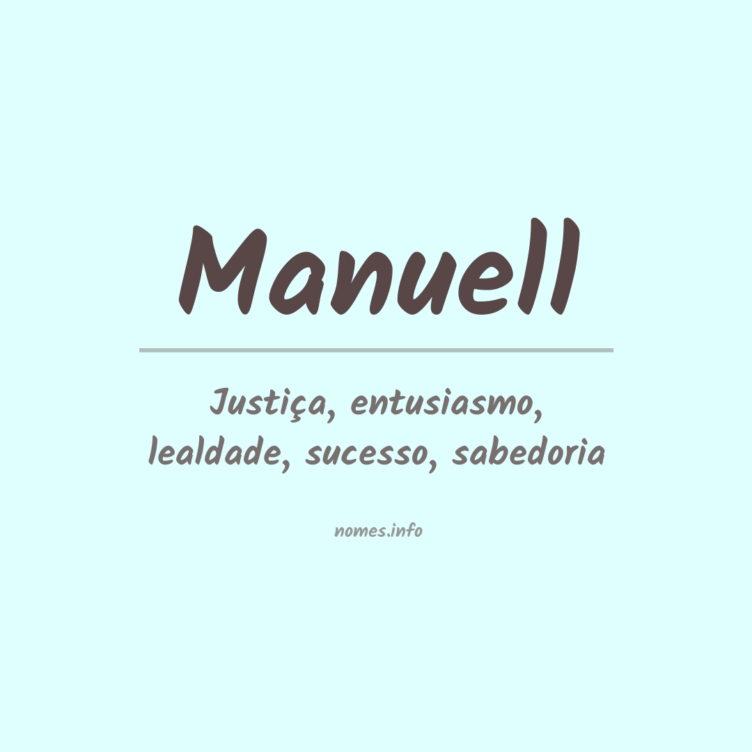 Significado do nome Manuell