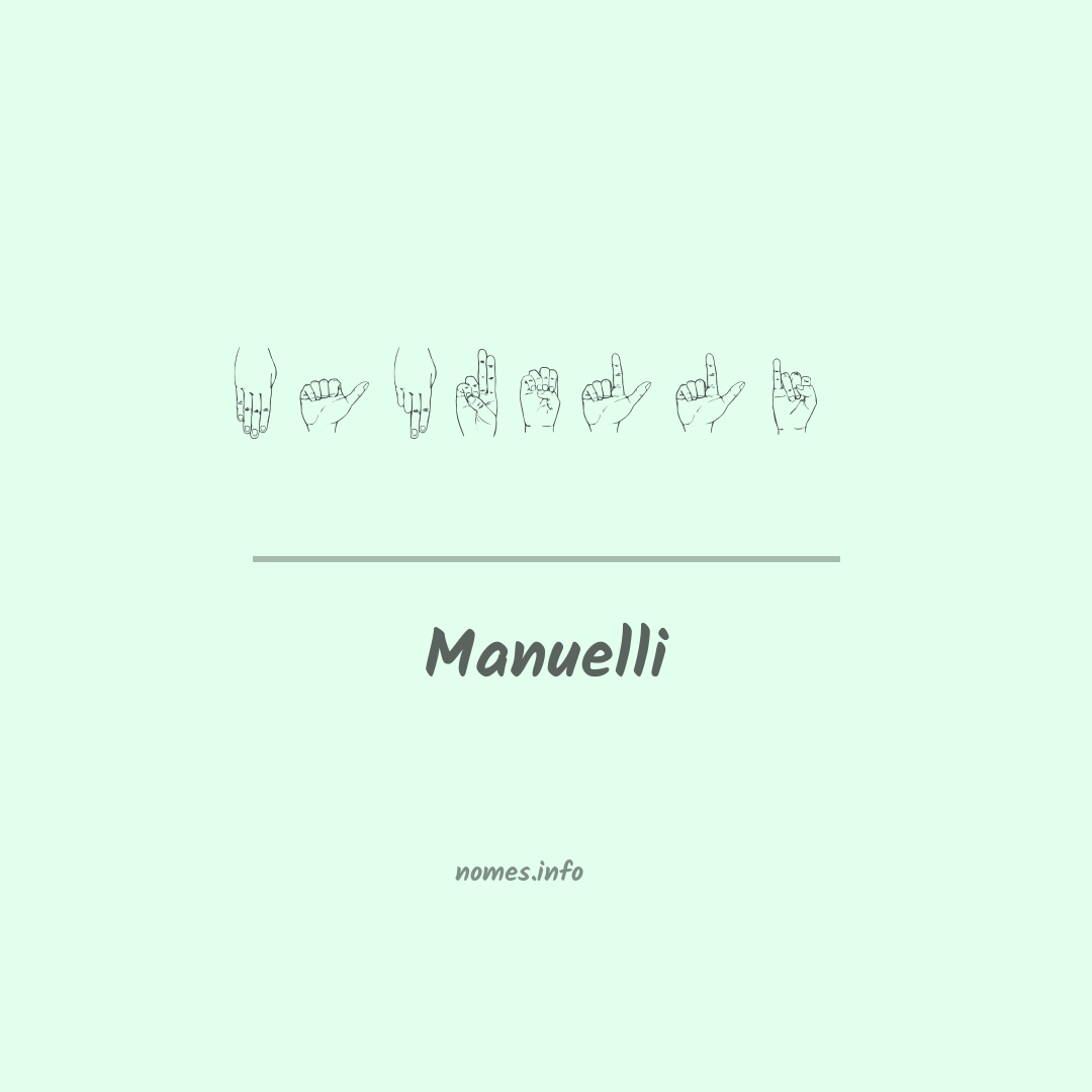 Manuelli em Libras