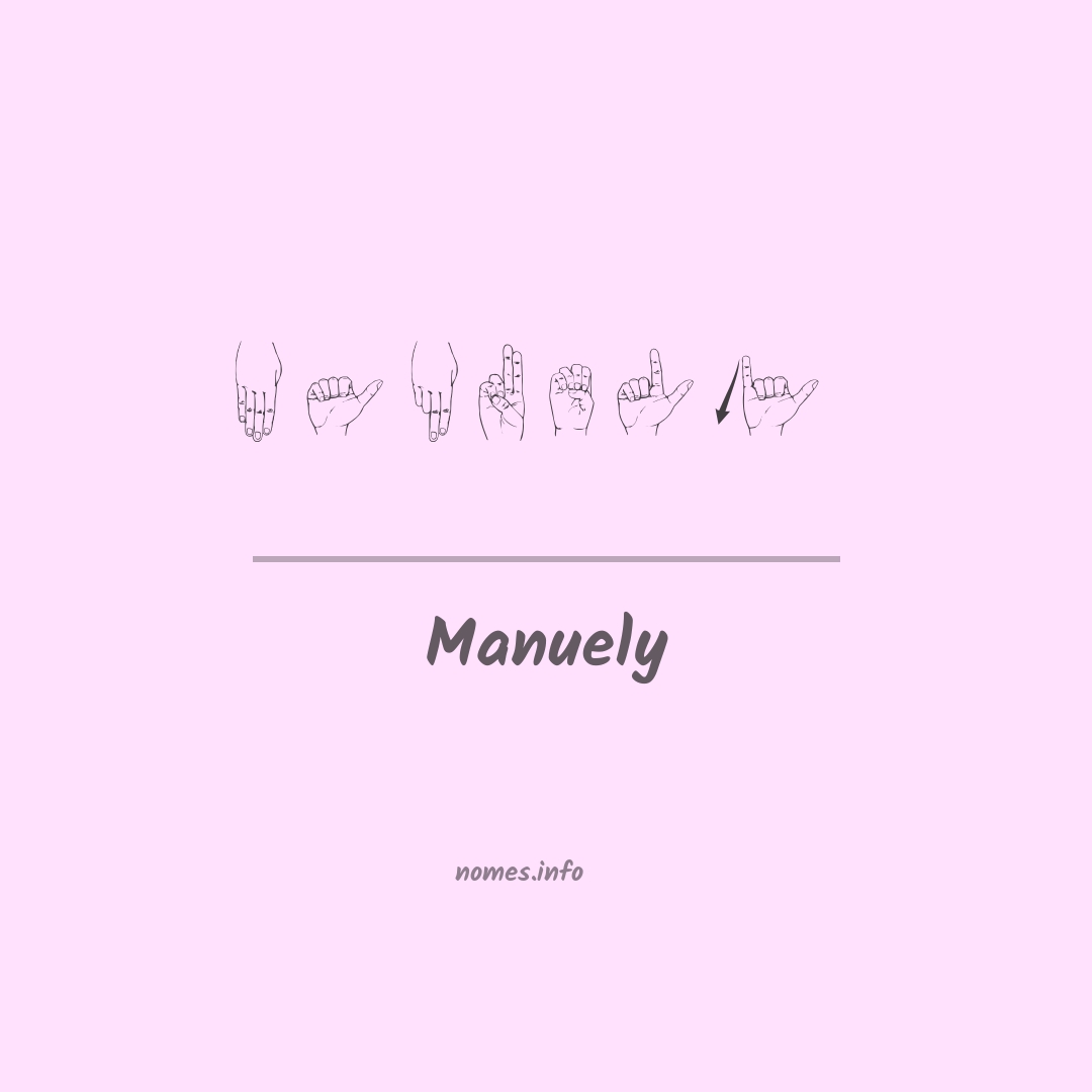 Manuely em Libras
