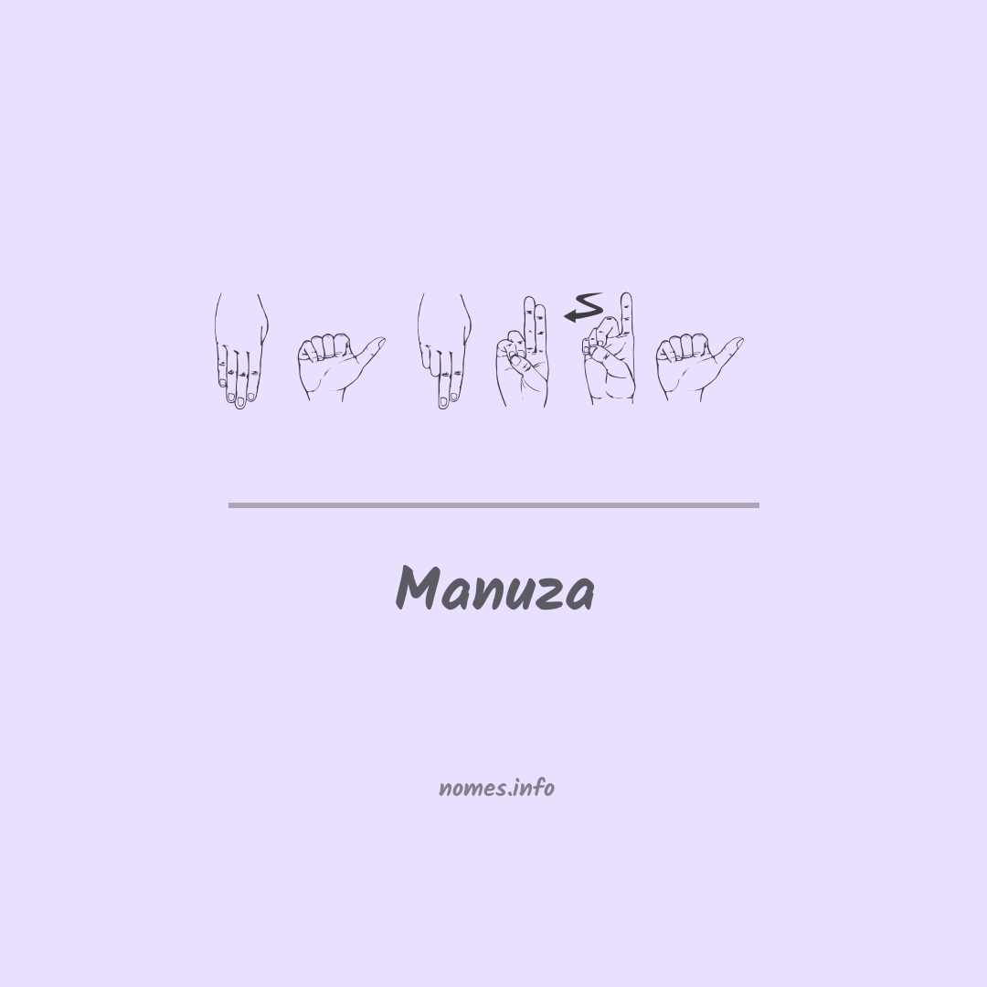 Manuza em Libras