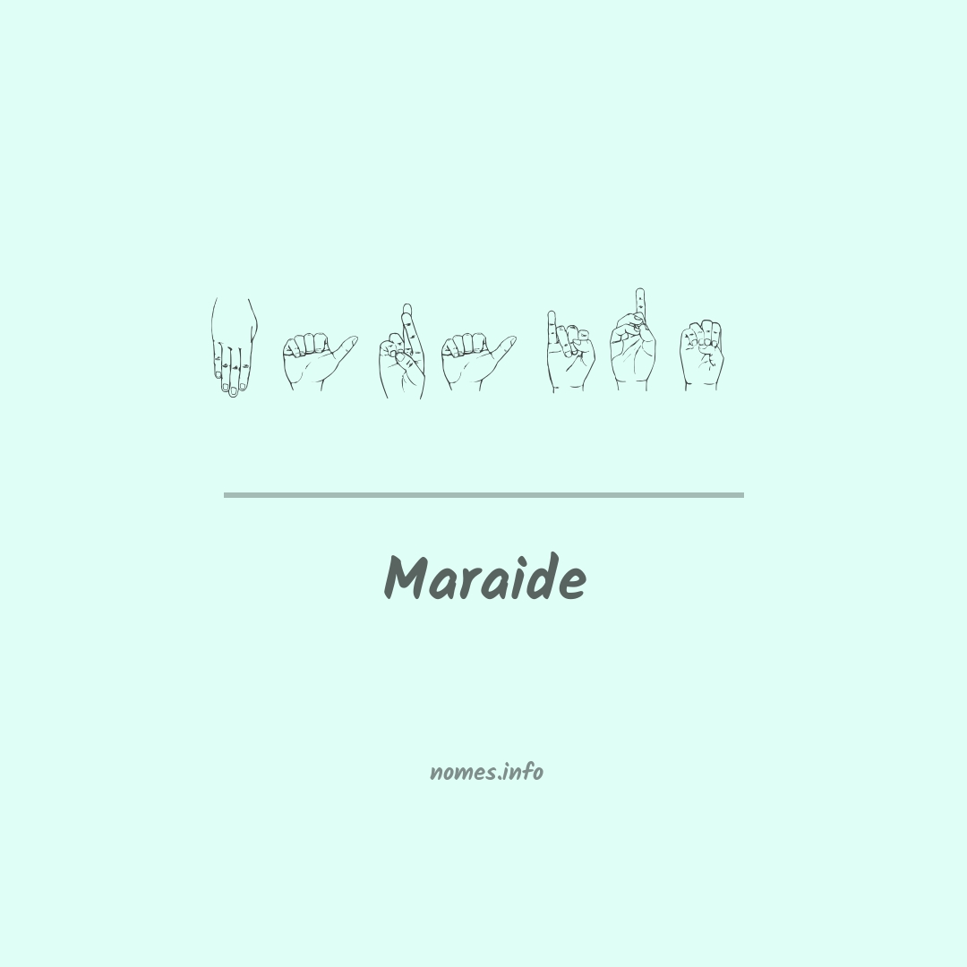 Maraide em Libras