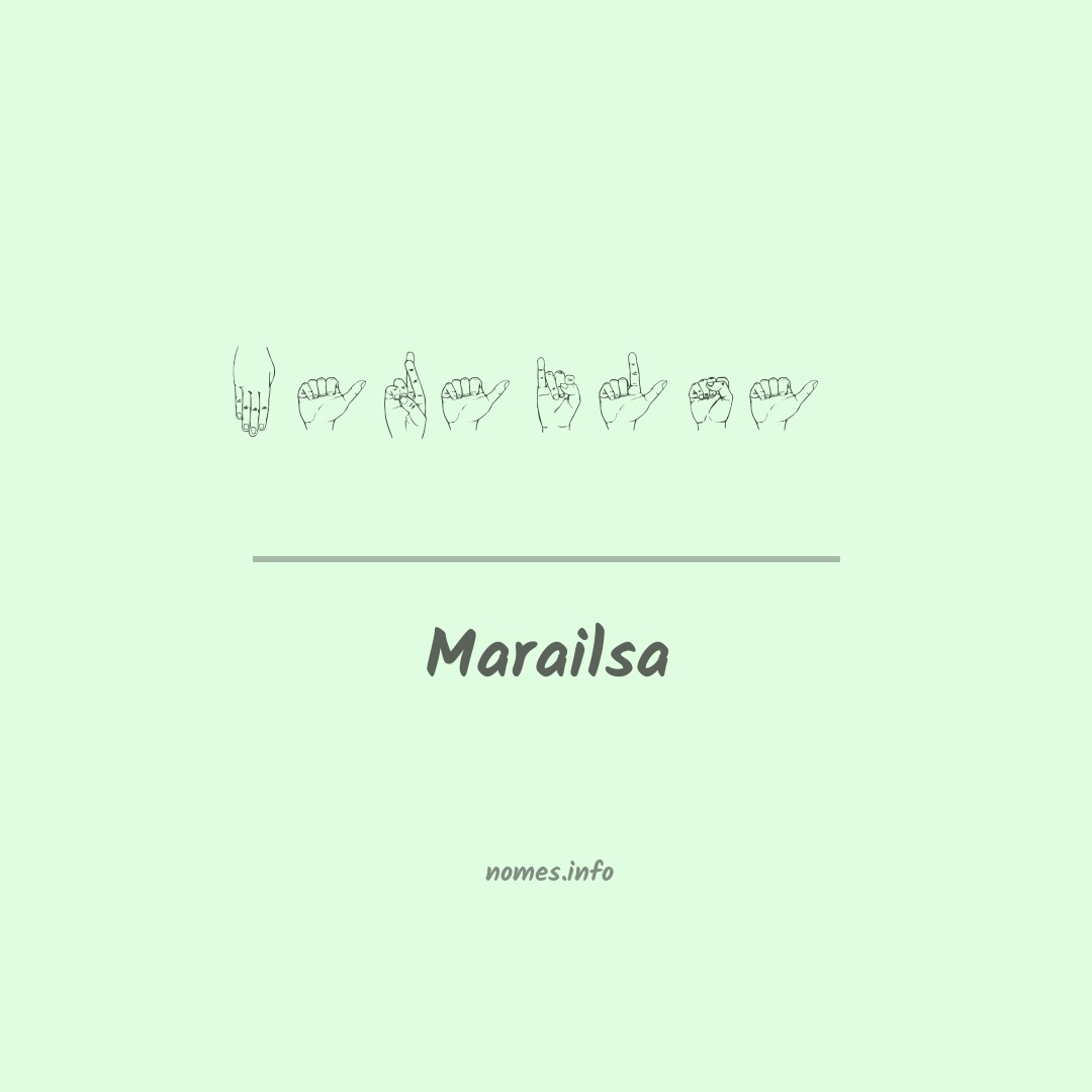 Marailsa em Libras