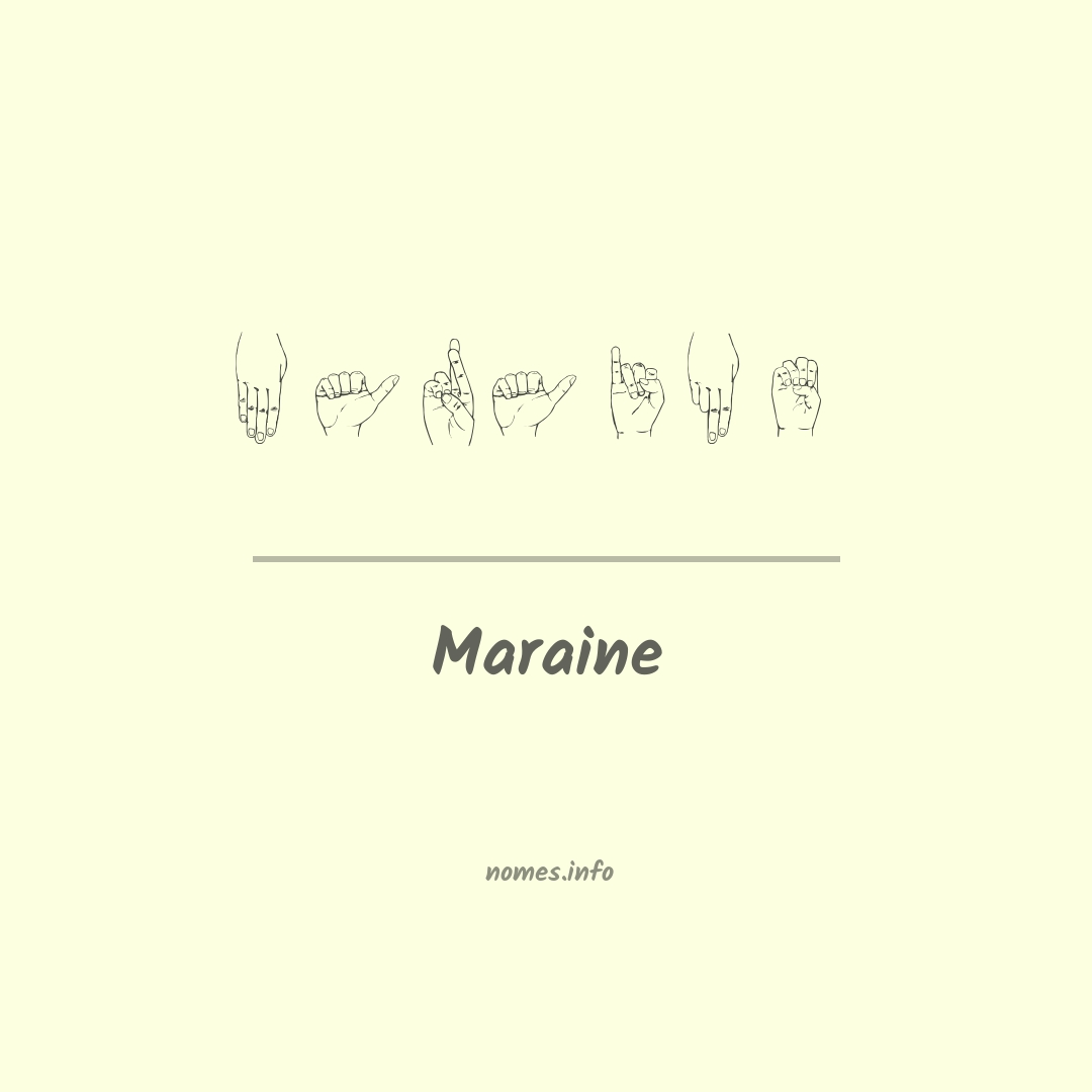 Maraine em Libras Maraine em Libras