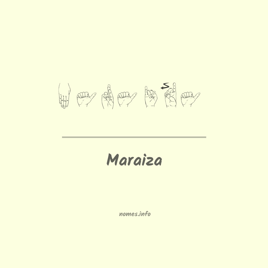 Maraiza em Libras