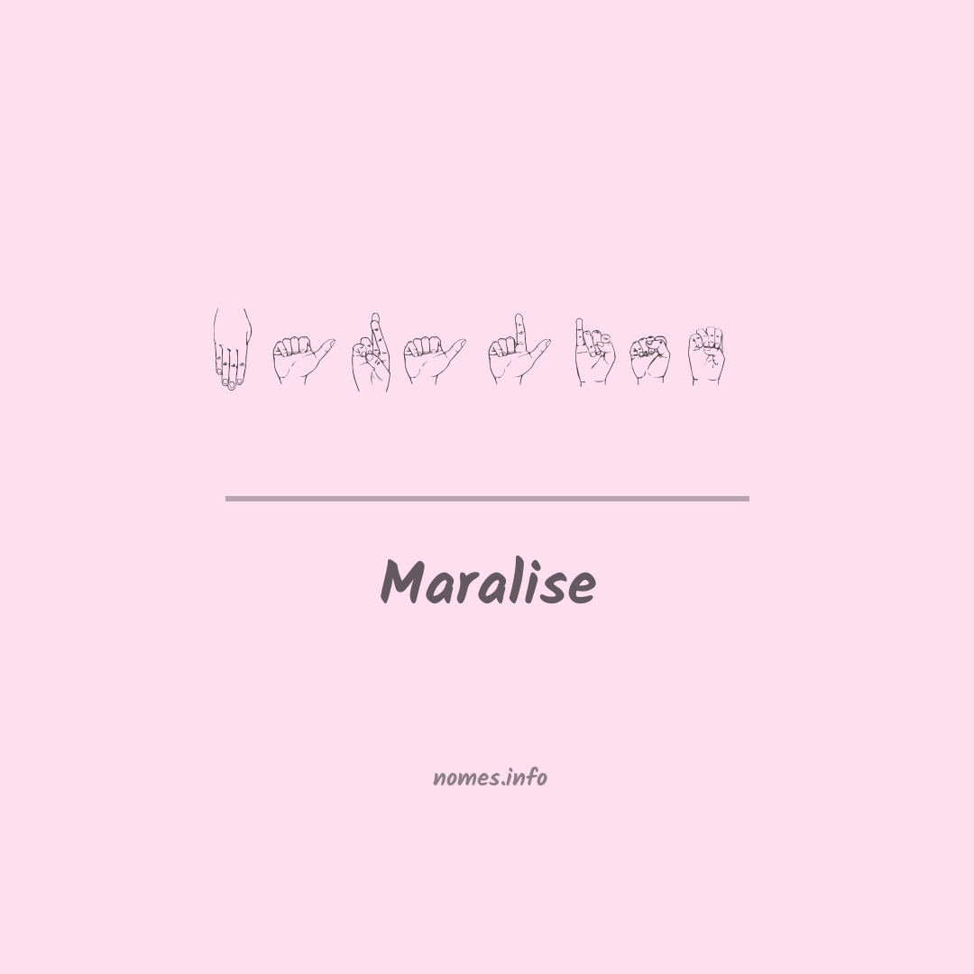 Maralise em Libras