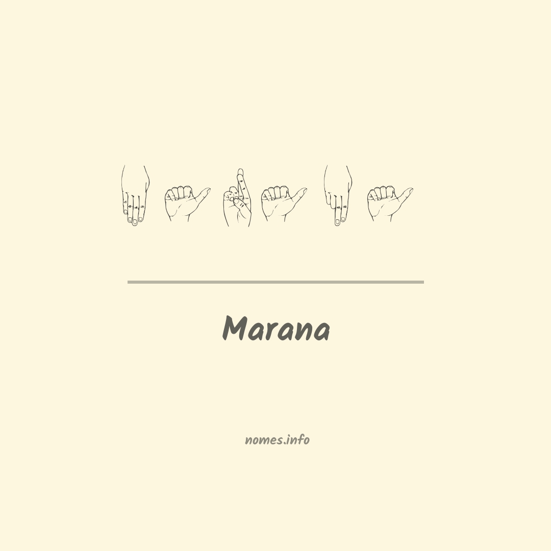 Marana em Libras
