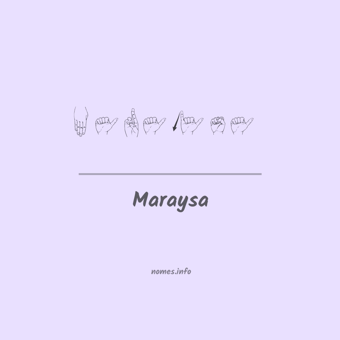 Maraysa em Libras