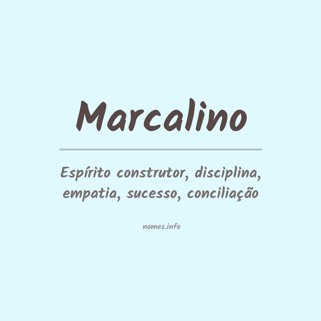 Significado do nome Marcalino