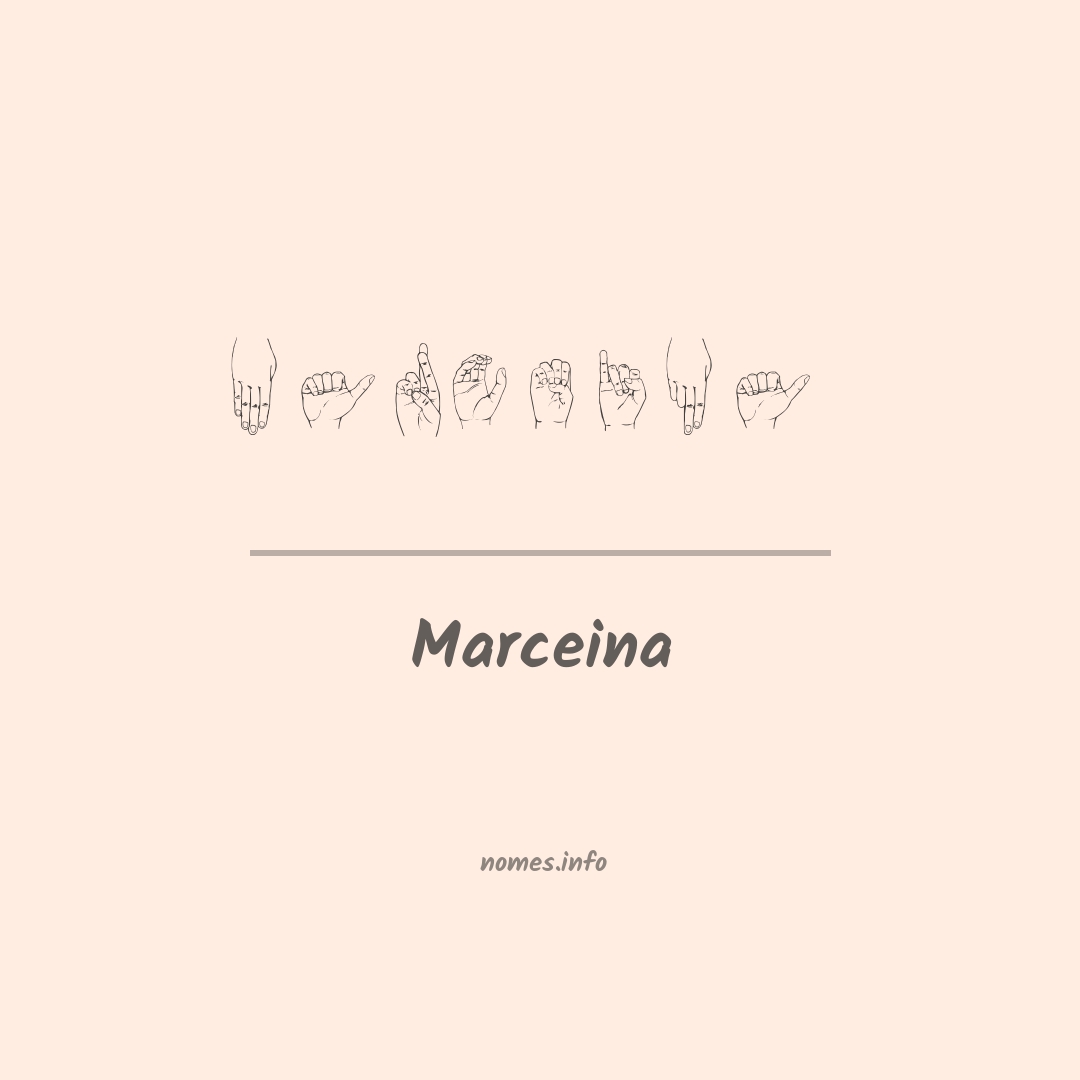 Marceina em Libras