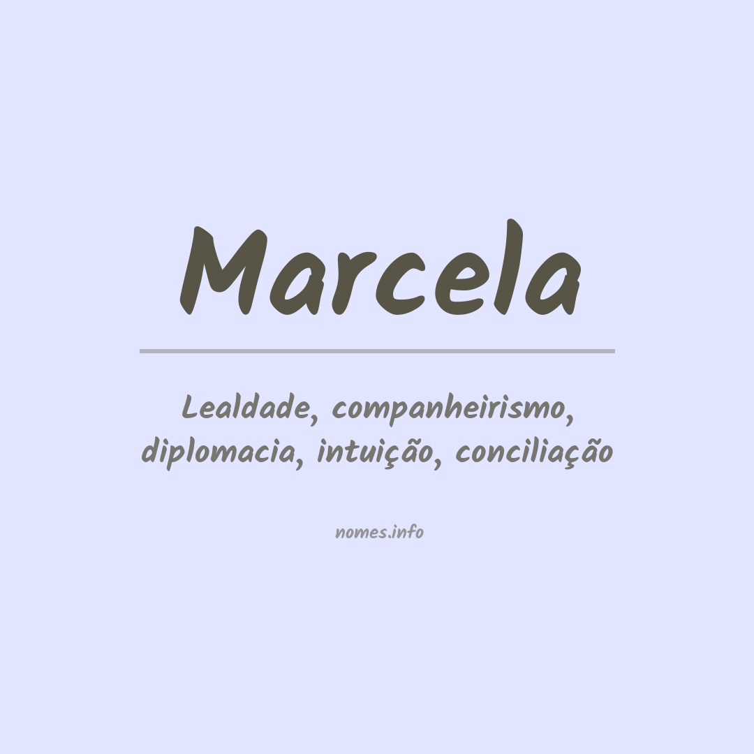 Significado do nome Marcela
