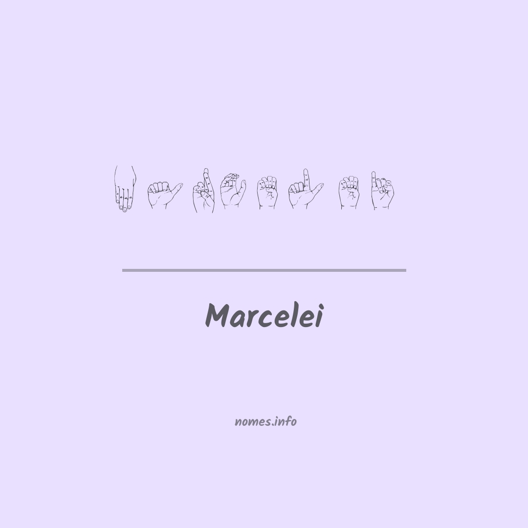Marcelei em Libras
