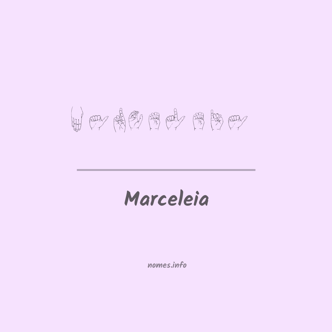 Marceleia em Libras